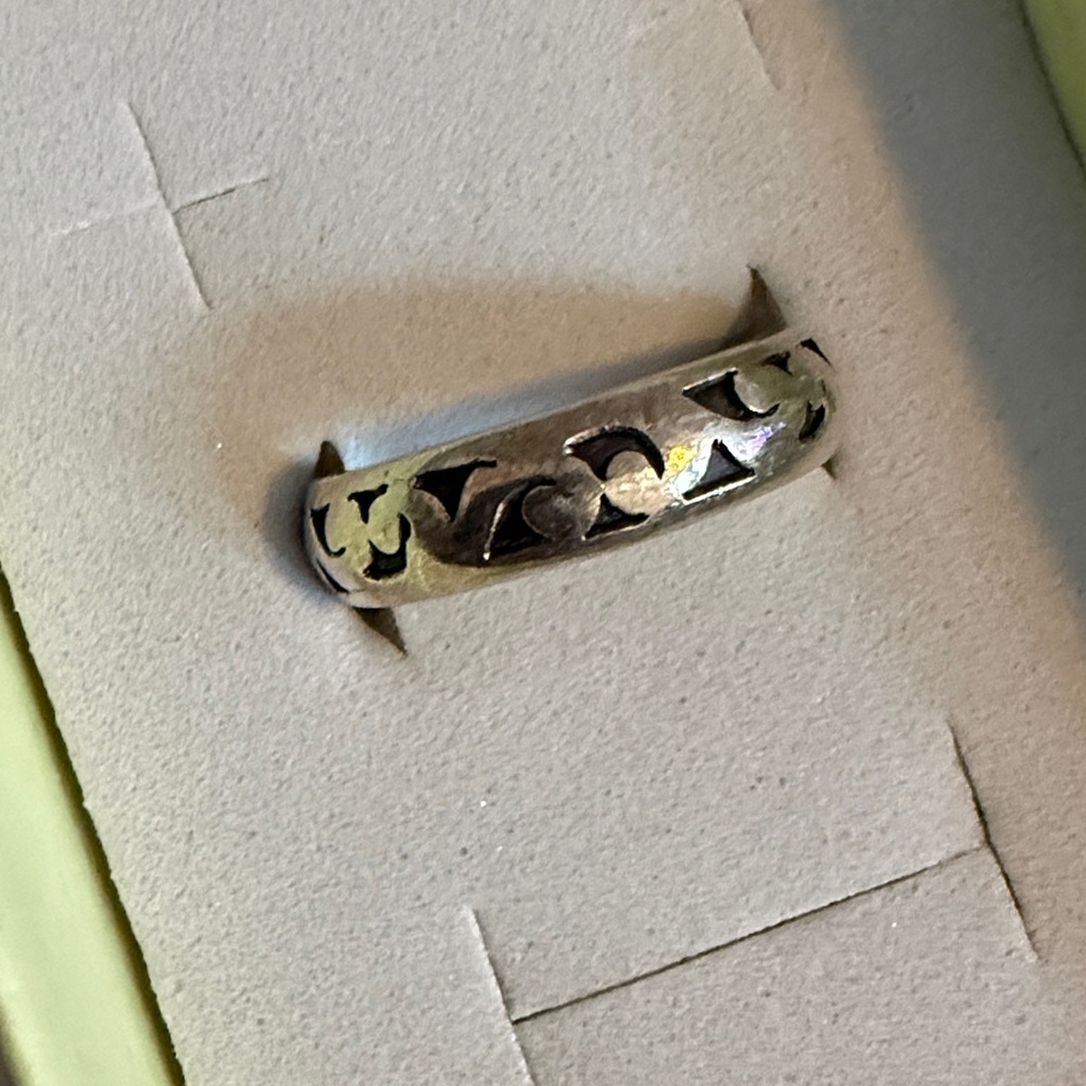 Lois Hill Sterling Silver Scroll Ring